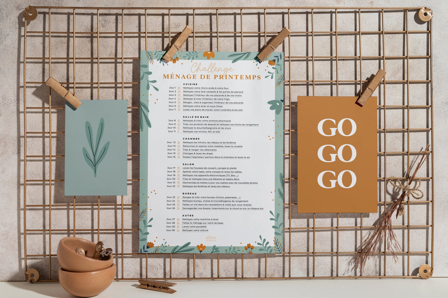 To Do List Ménage de Printemps