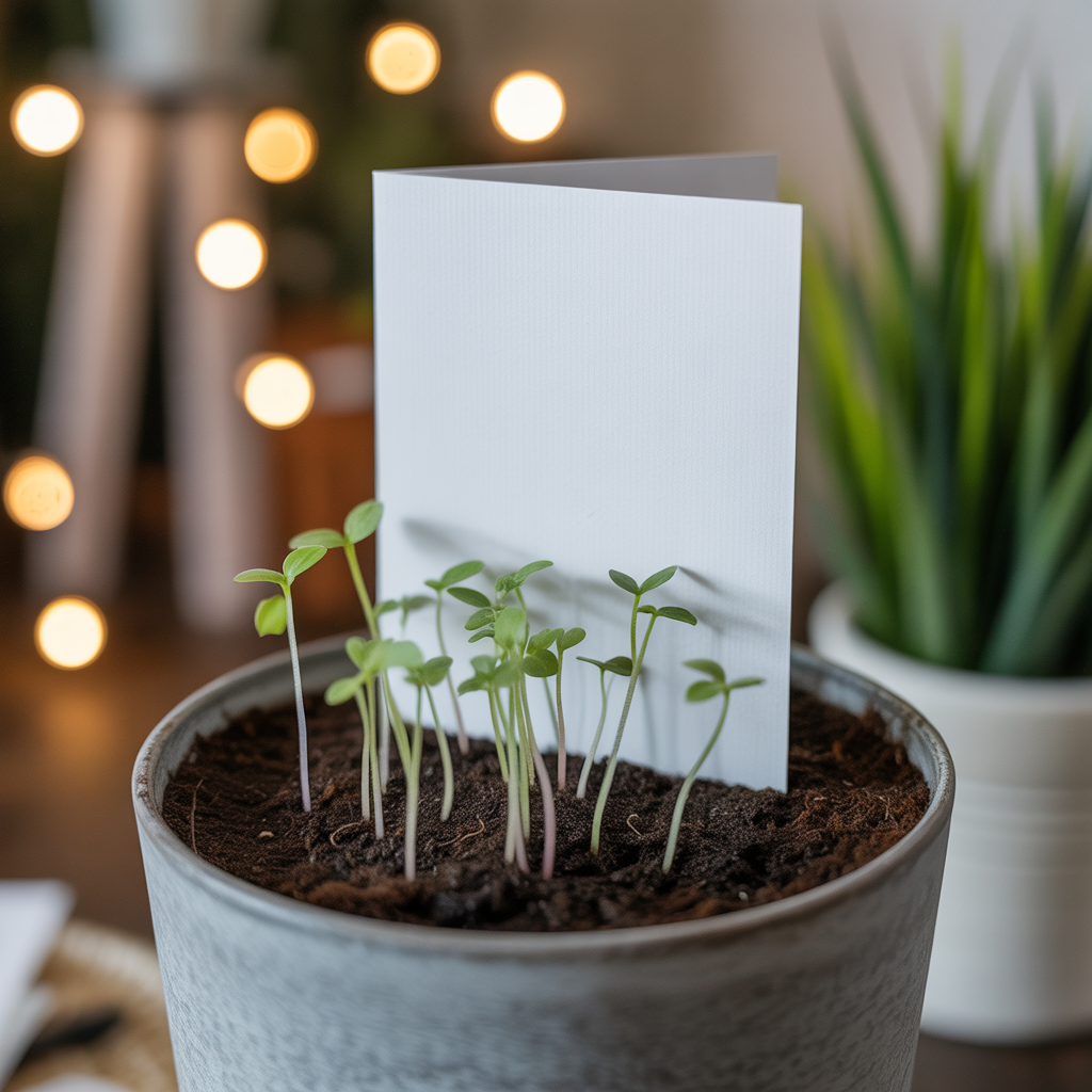 Cartes à planter ensemencées