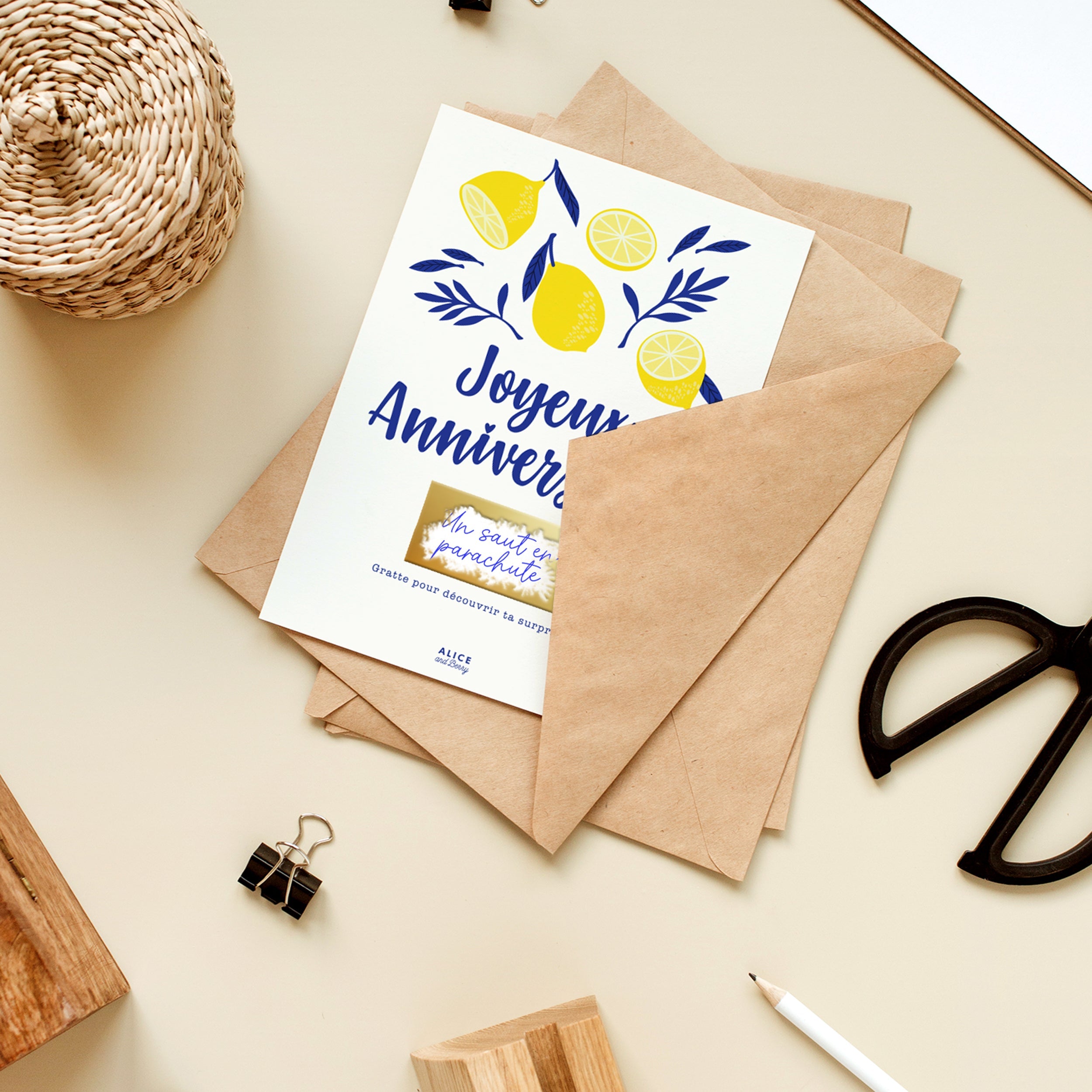 Cartes cadeau à gratter