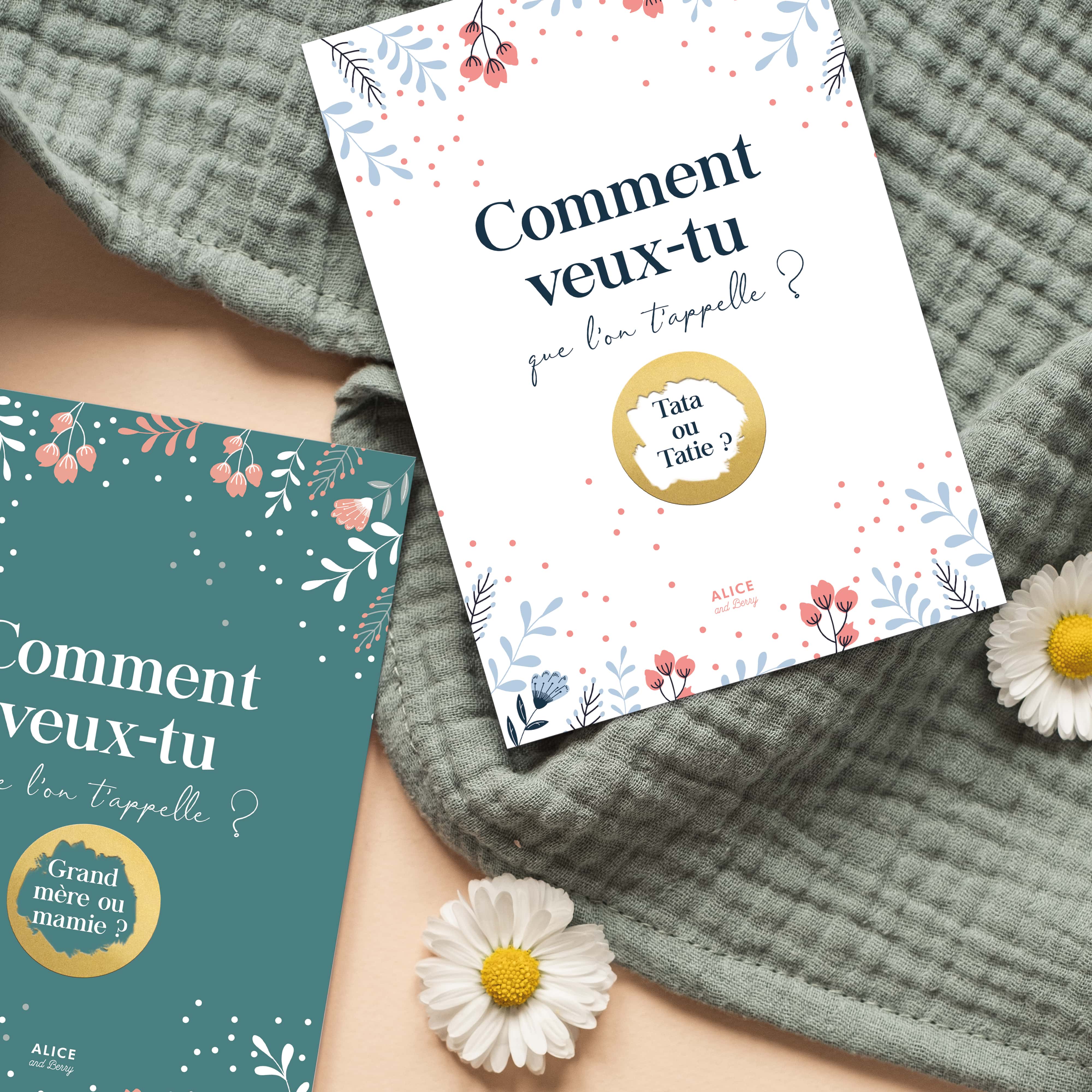 Cartes à gratter Annonce de Grossesse