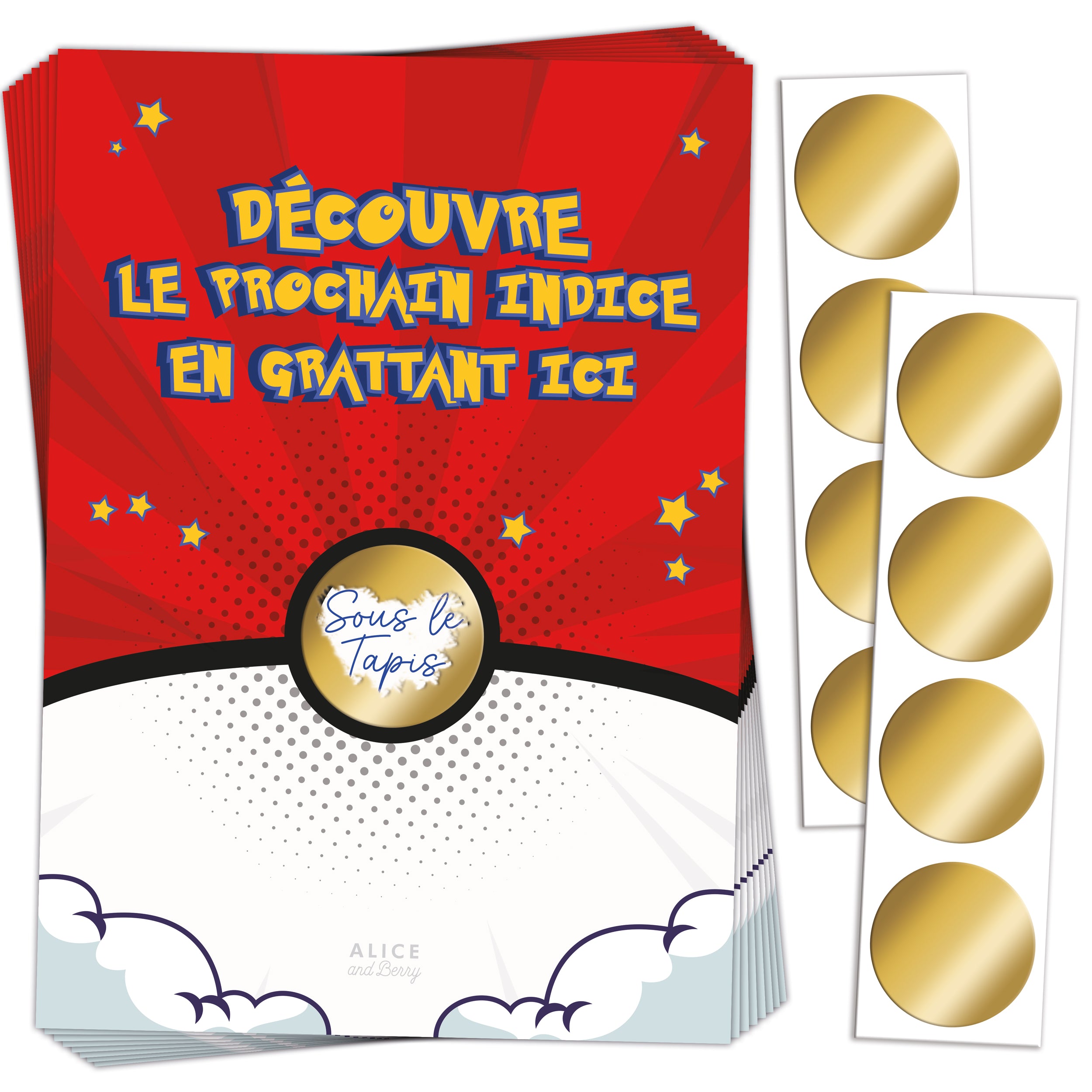 Chasse au Trésor à Gratter Enfant | Manga