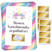Chasse au Trésor à Gratter Enfant | Licorne