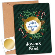 Carte à Gratter Noël Personnalisable – Carte Cadeau Surprise