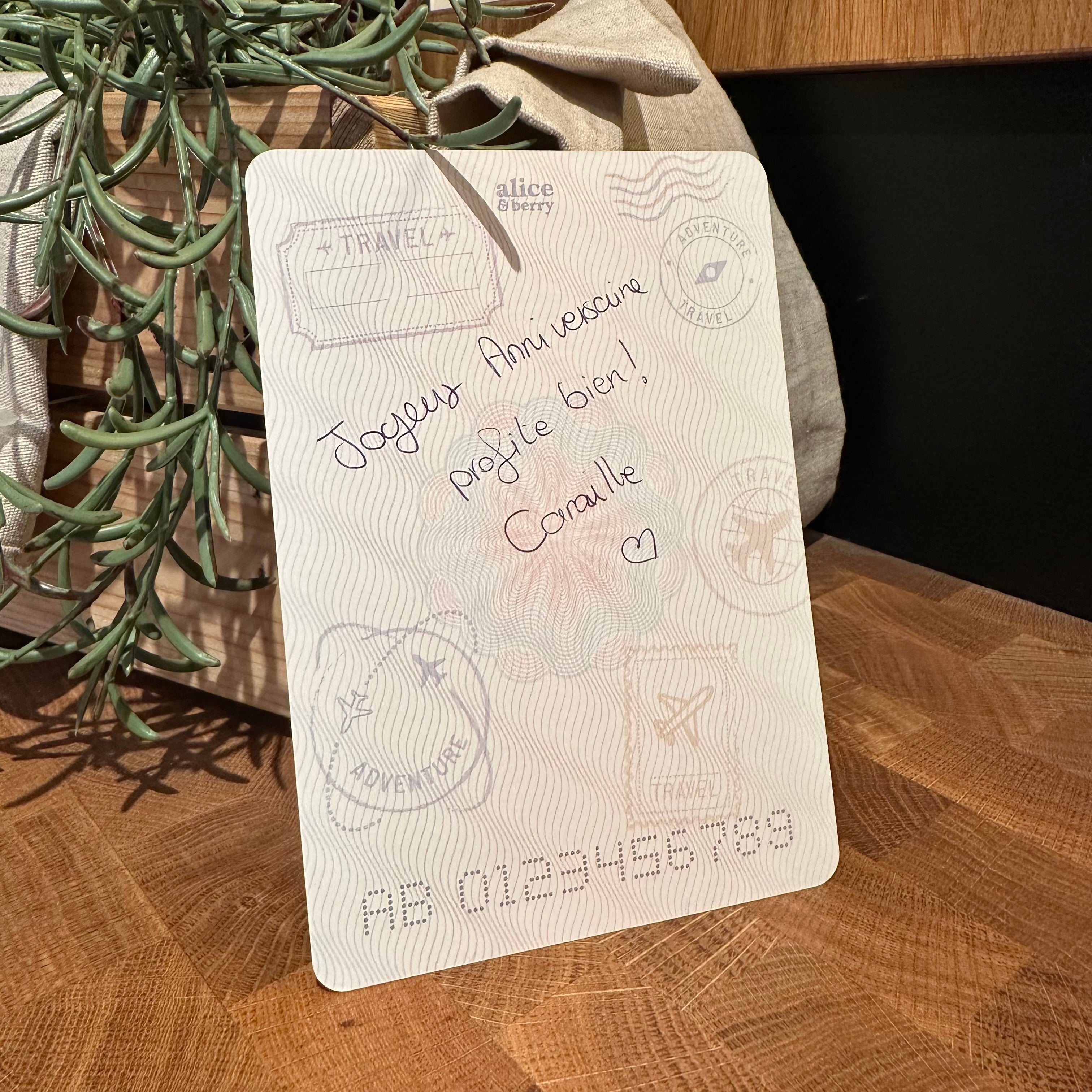 Carte à Gratter Voyage | Passeport Cadeau Surprise Personnalisable