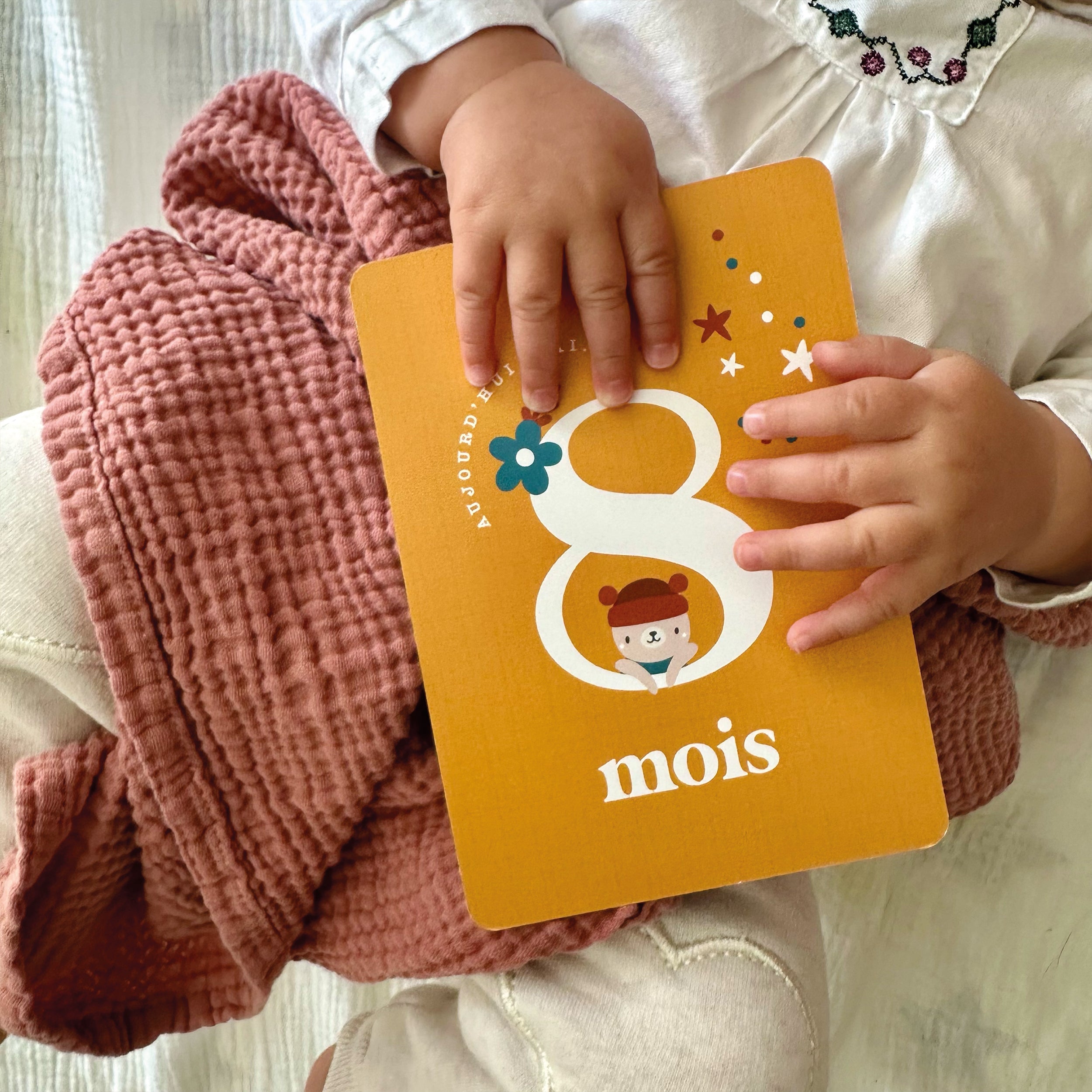 Cartes Étapes & Moiniversaires Bébé | Pack Complet de Souvenirs (40 cartes)