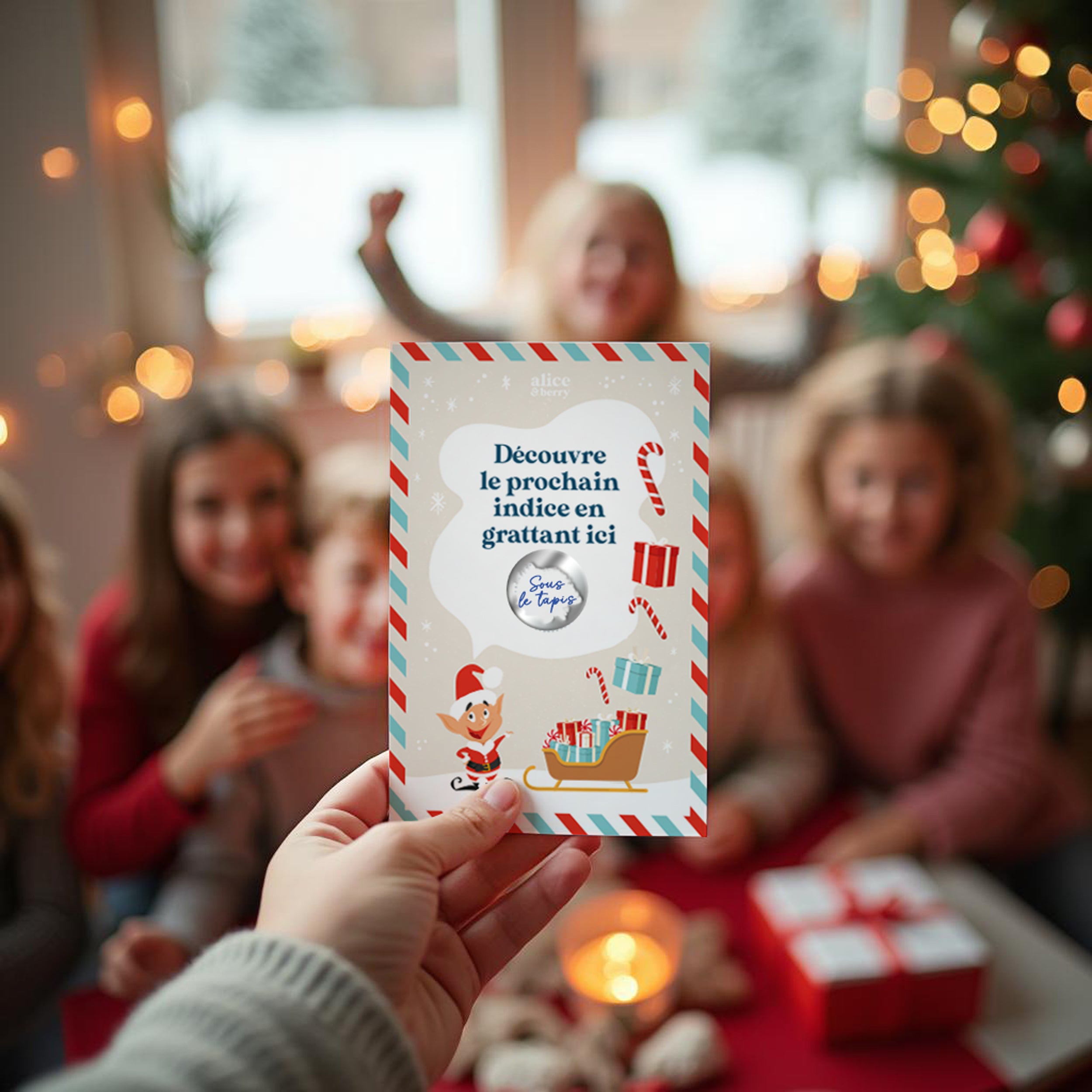 Chasse au Trésor à Gratter Enfant | Noël