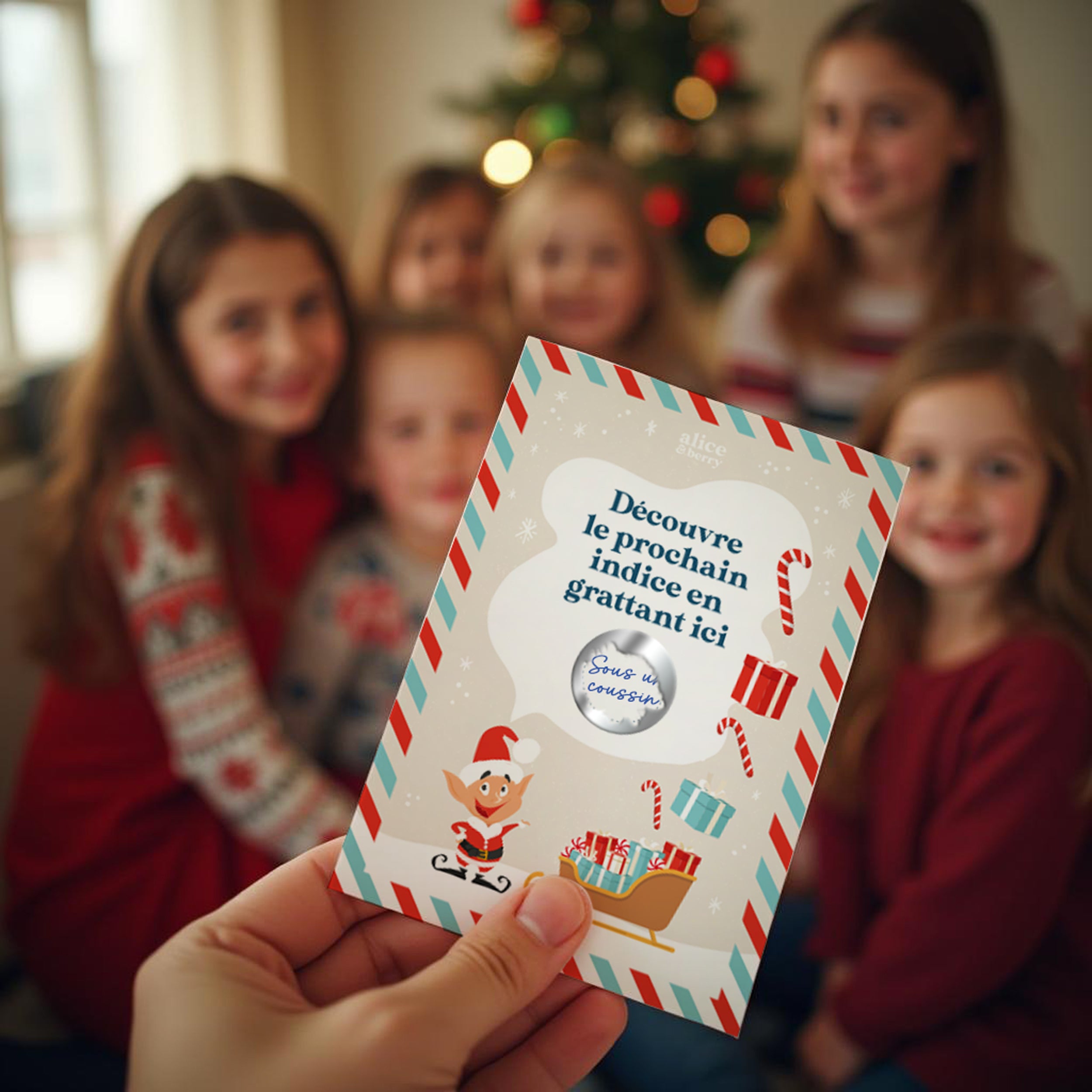 Chasse au Trésor à Gratter Enfant | Noël