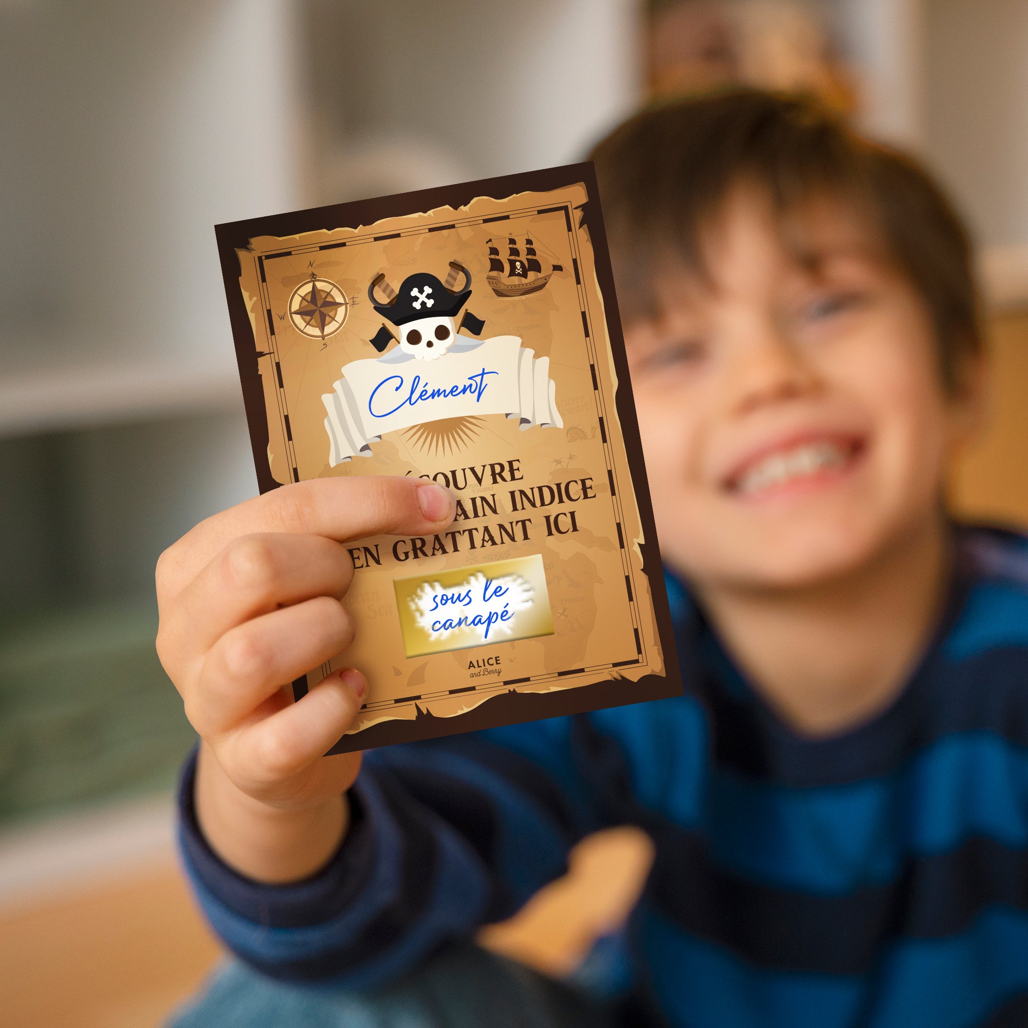 Chasse au Trésor à Gratter Enfant | Pirate