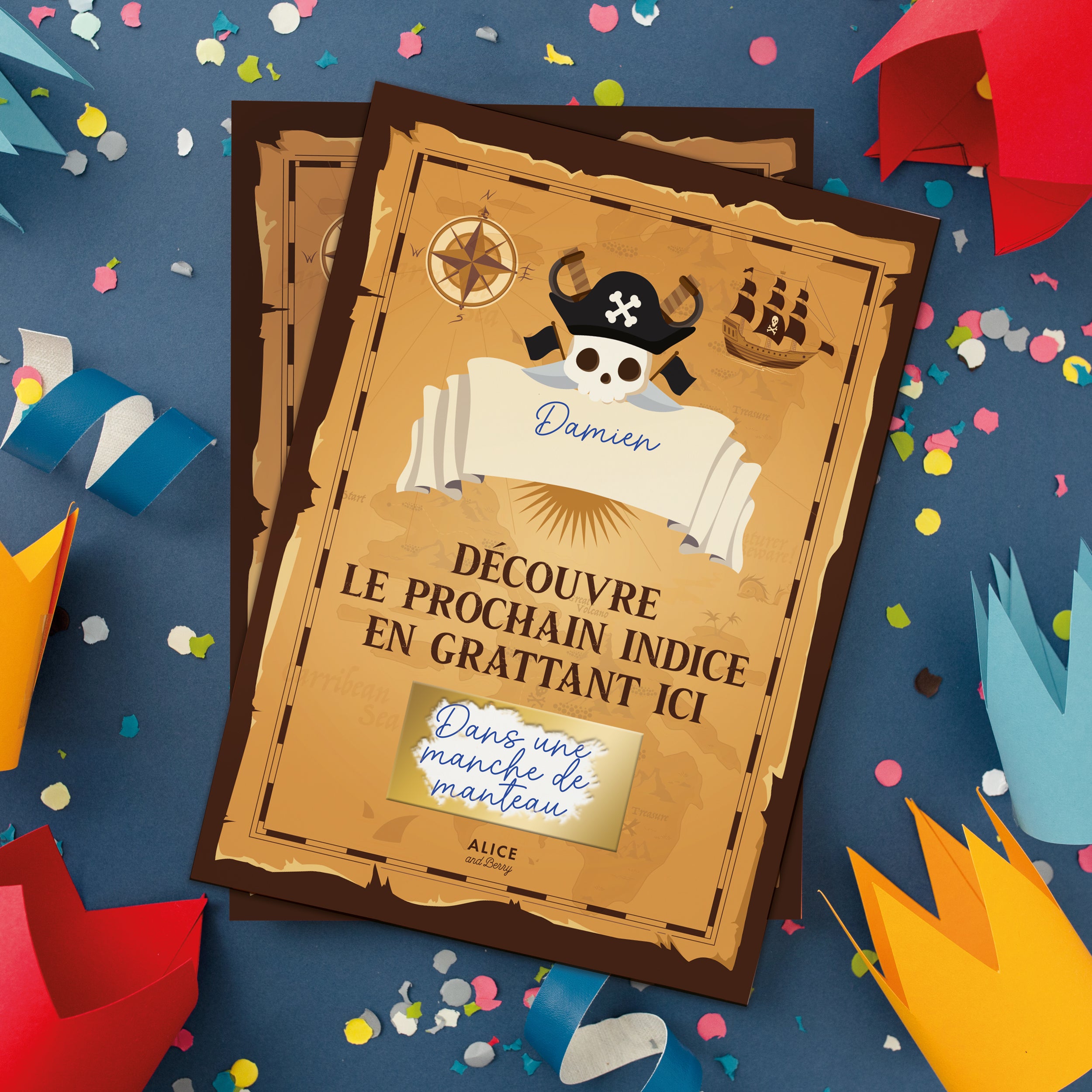 Chasse au Trésor à Gratter Enfant | Pirate