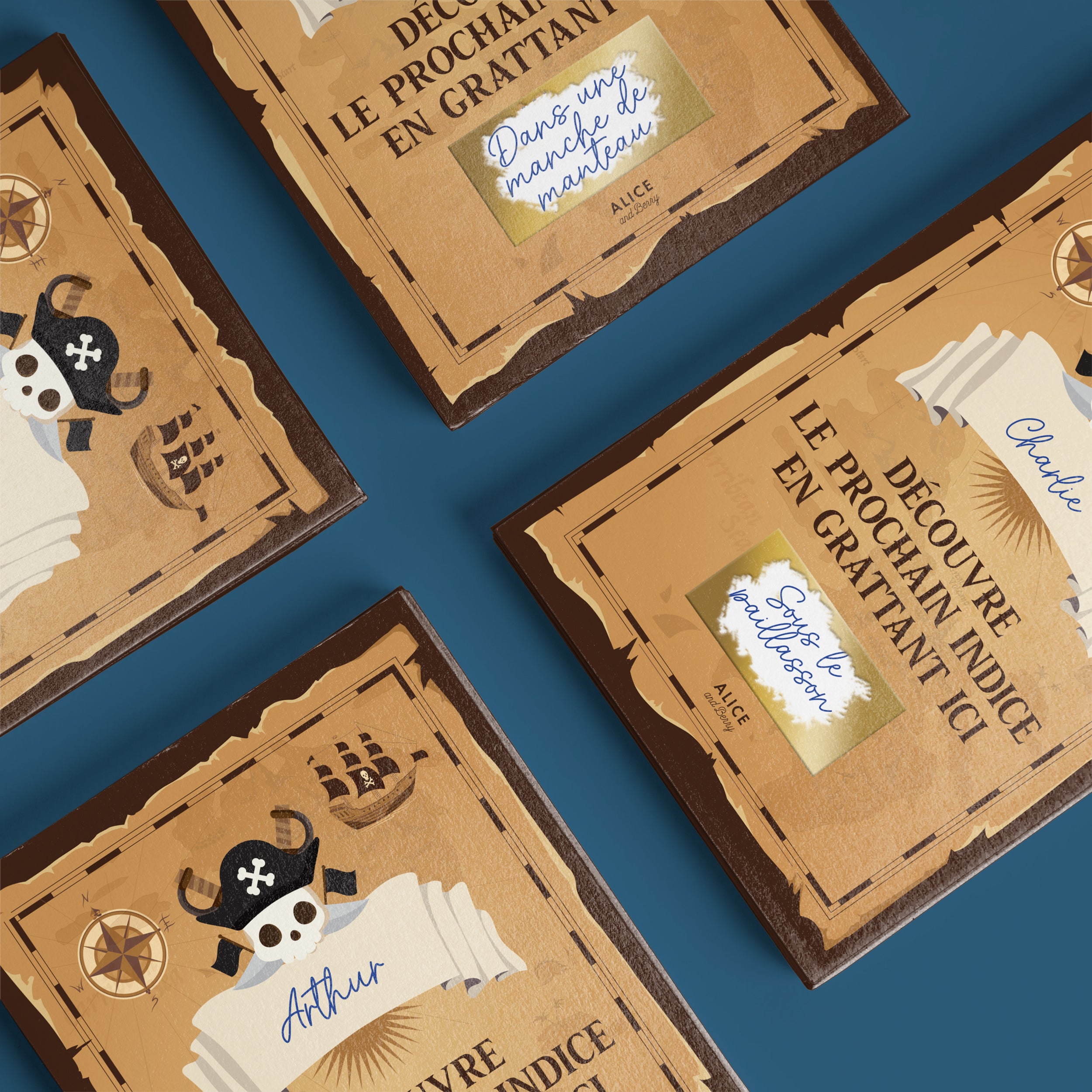 Chasse au Trésor à Gratter Enfant | Pirate