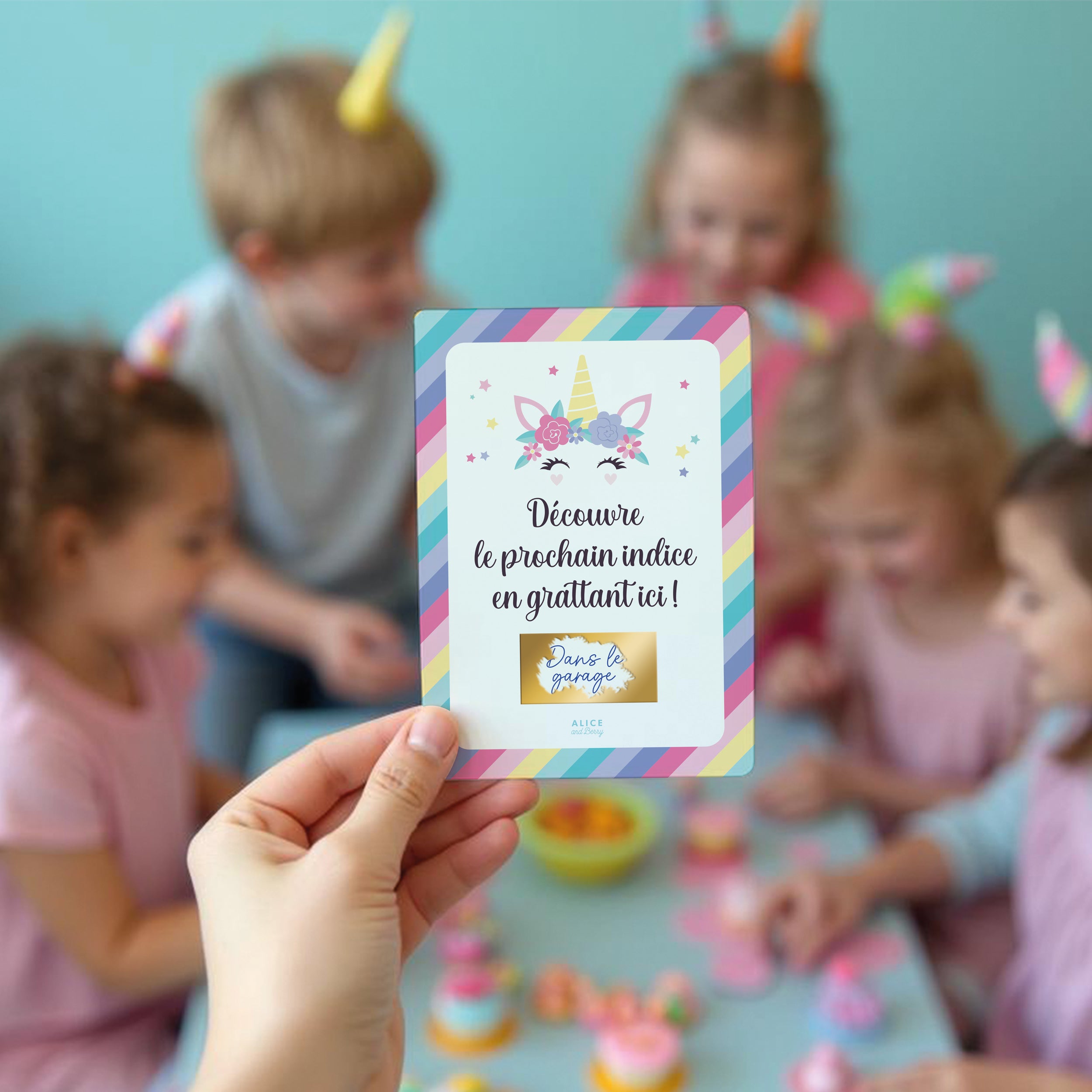 Chasse au Trésor à Gratter Enfant | Licorne