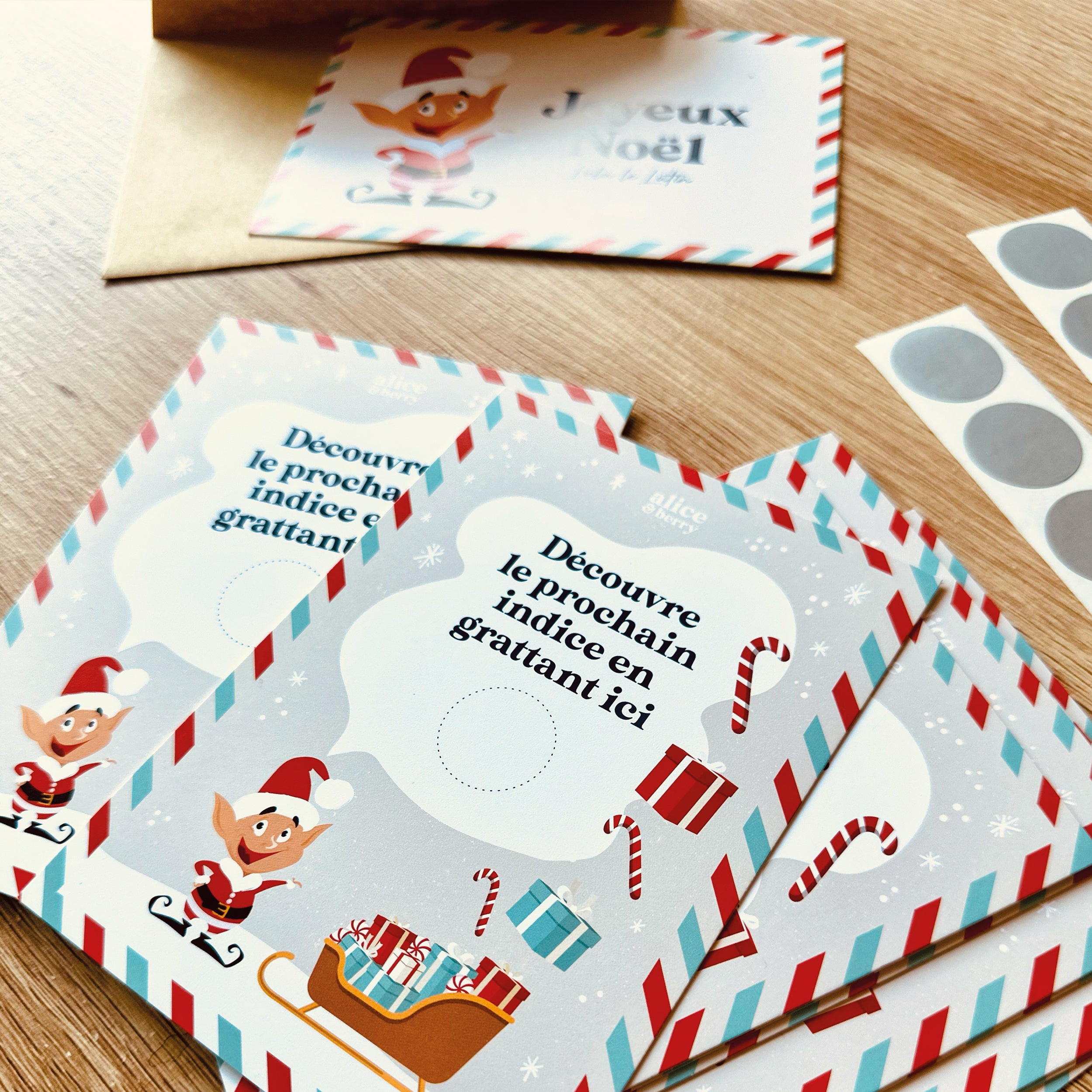 Chasse au Trésor à Gratter Enfant | Noël