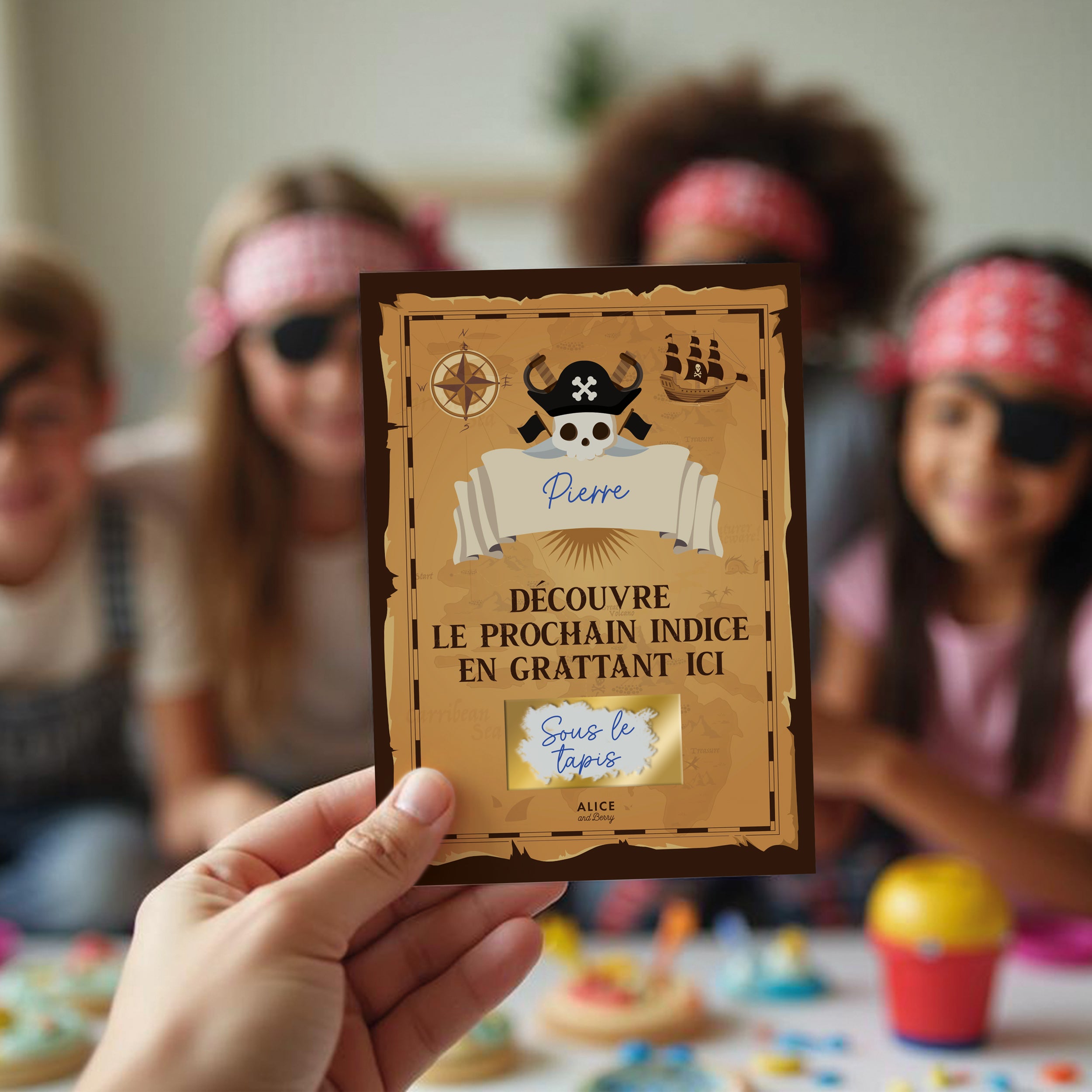 Chasse au Trésor à Gratter Enfant | Pirate