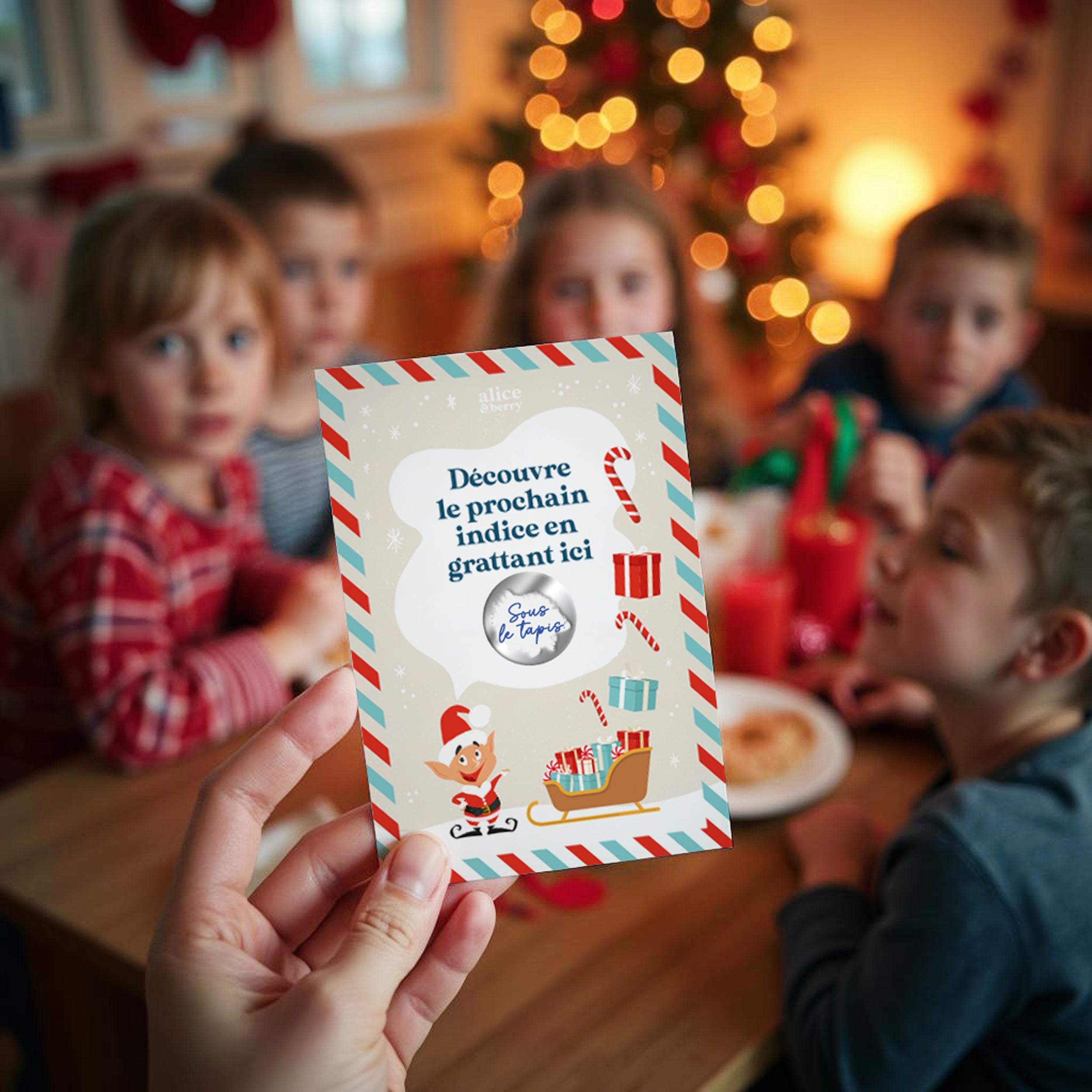 Chasse au Trésor à Gratter Enfant | Noël