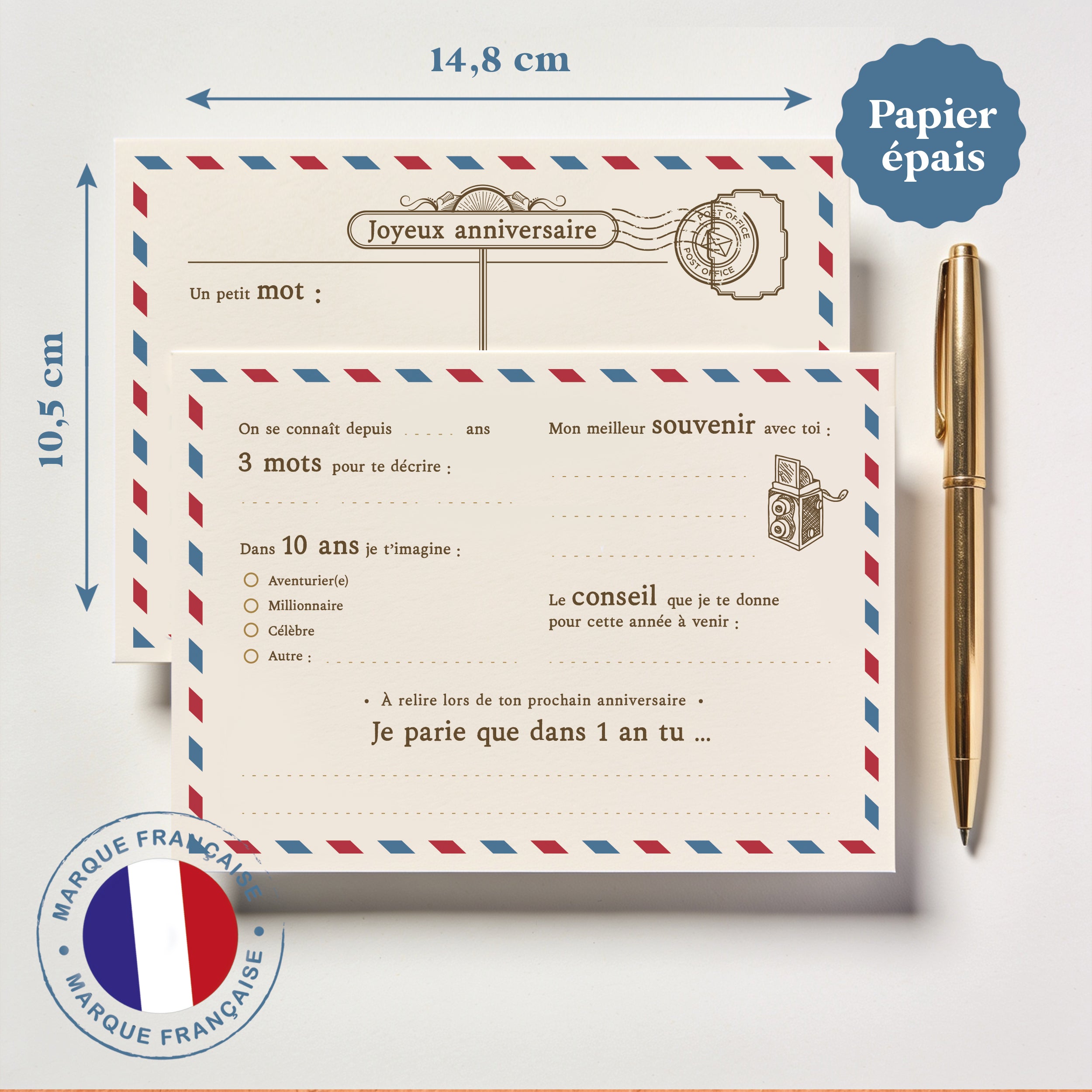 Cartes Livre d'Or Anniversaire Messages Invités