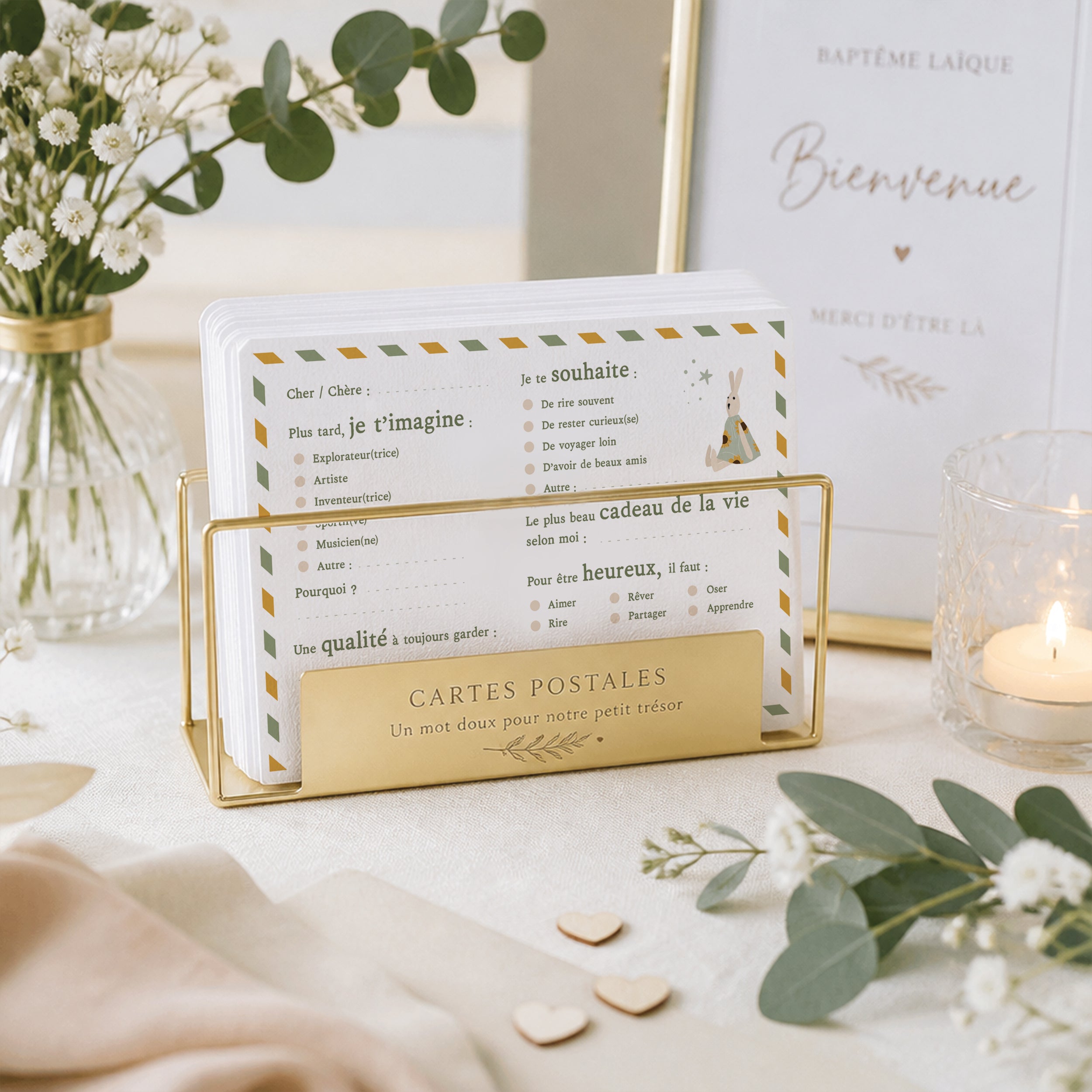 Cartes Livre d'Or Naissance & Baptême