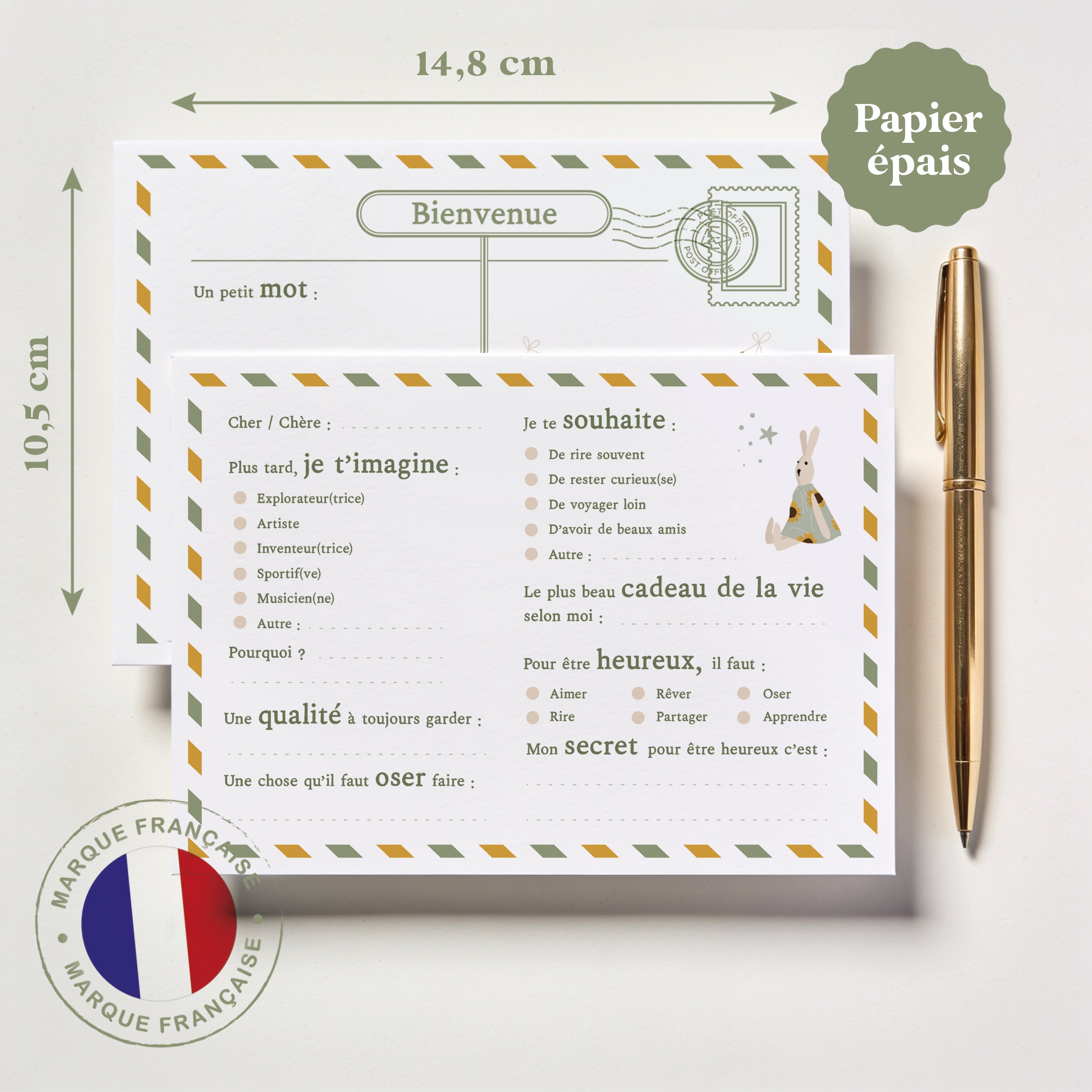 Cartes Livre d'Or Naissance & Baptême