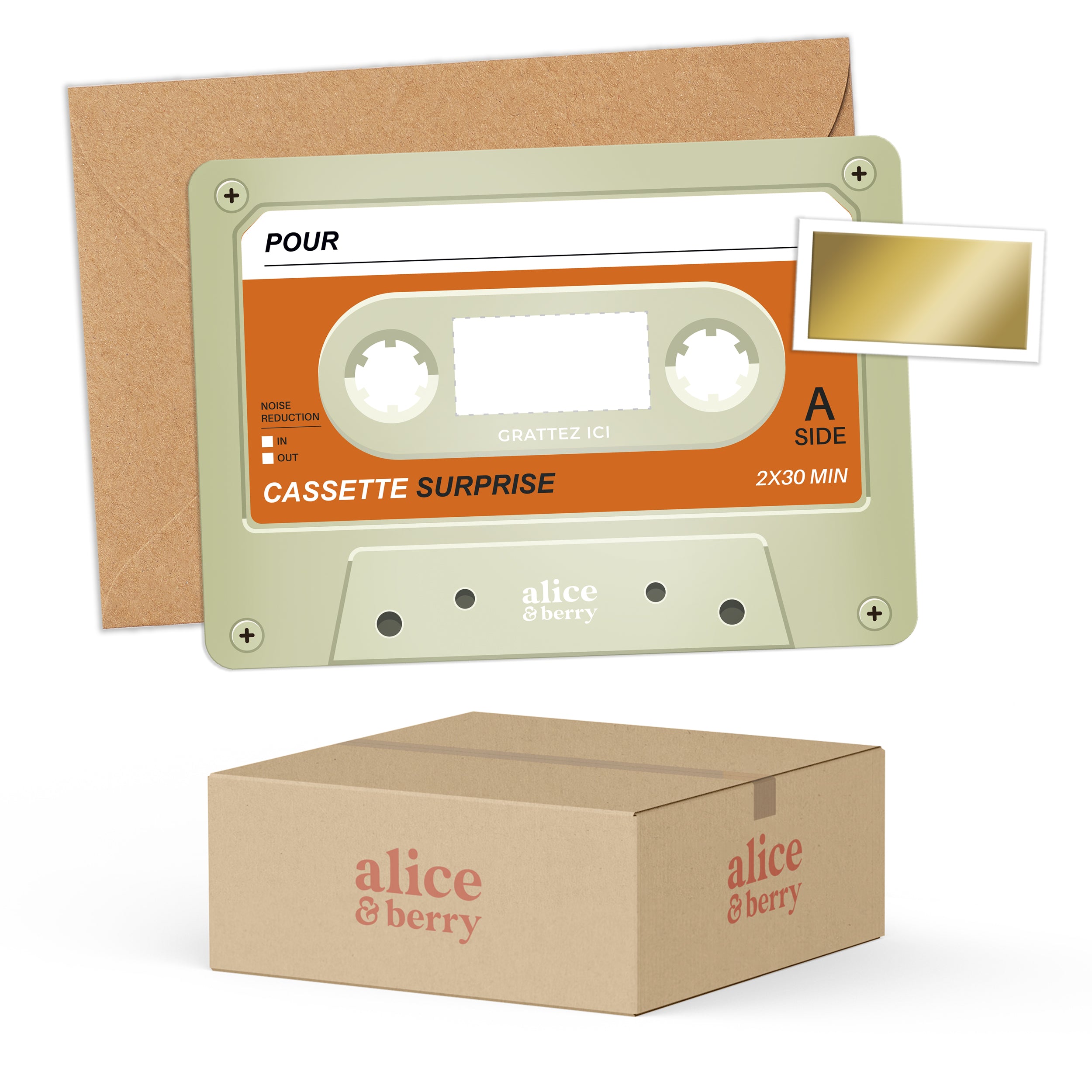 Cassette à gratter Beige (B2B)