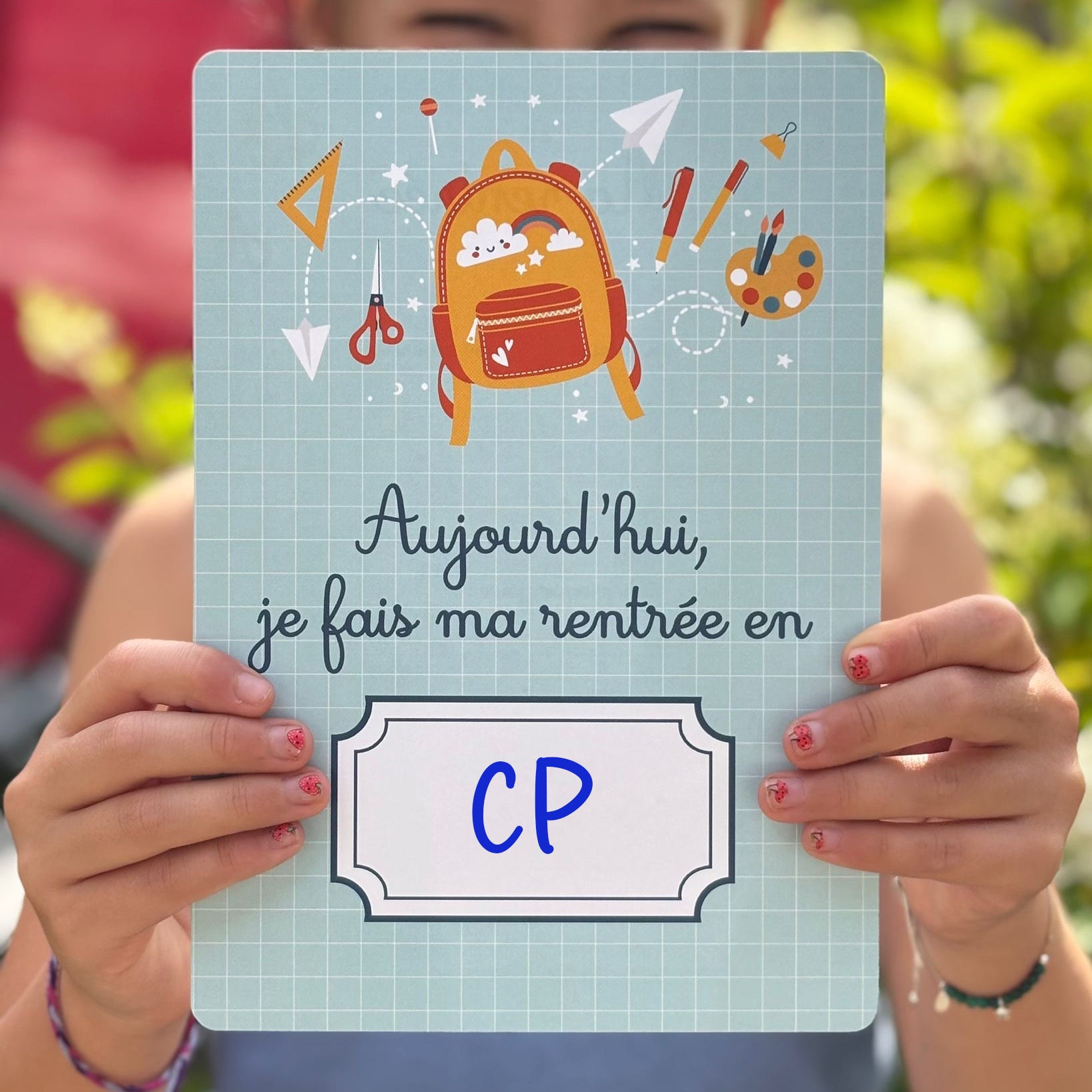 Pack 5 Cartes Souvenir Rentrée Scolaire – Du CP au CM2