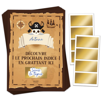 Chasse au Trésor à Gratter Enfant | Pirate