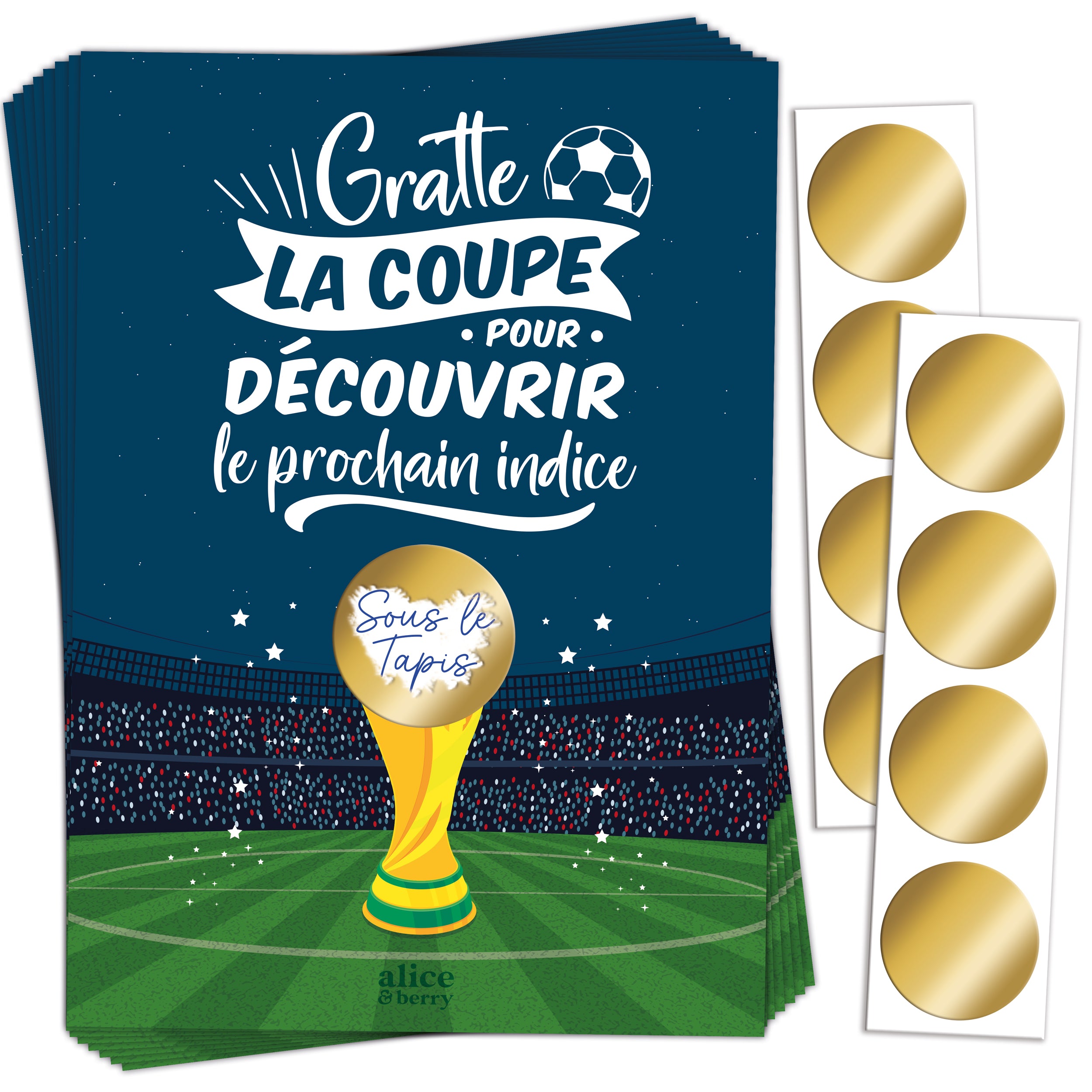 Chasse au Trésor à Gratter Enfant | Foot