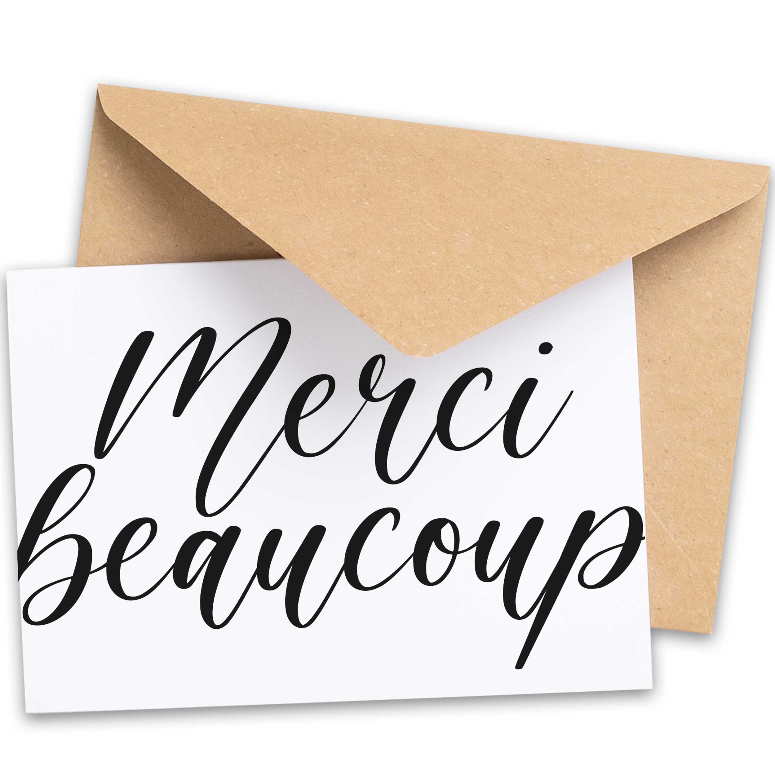Cartes de remerciement « Merci beaucoup »