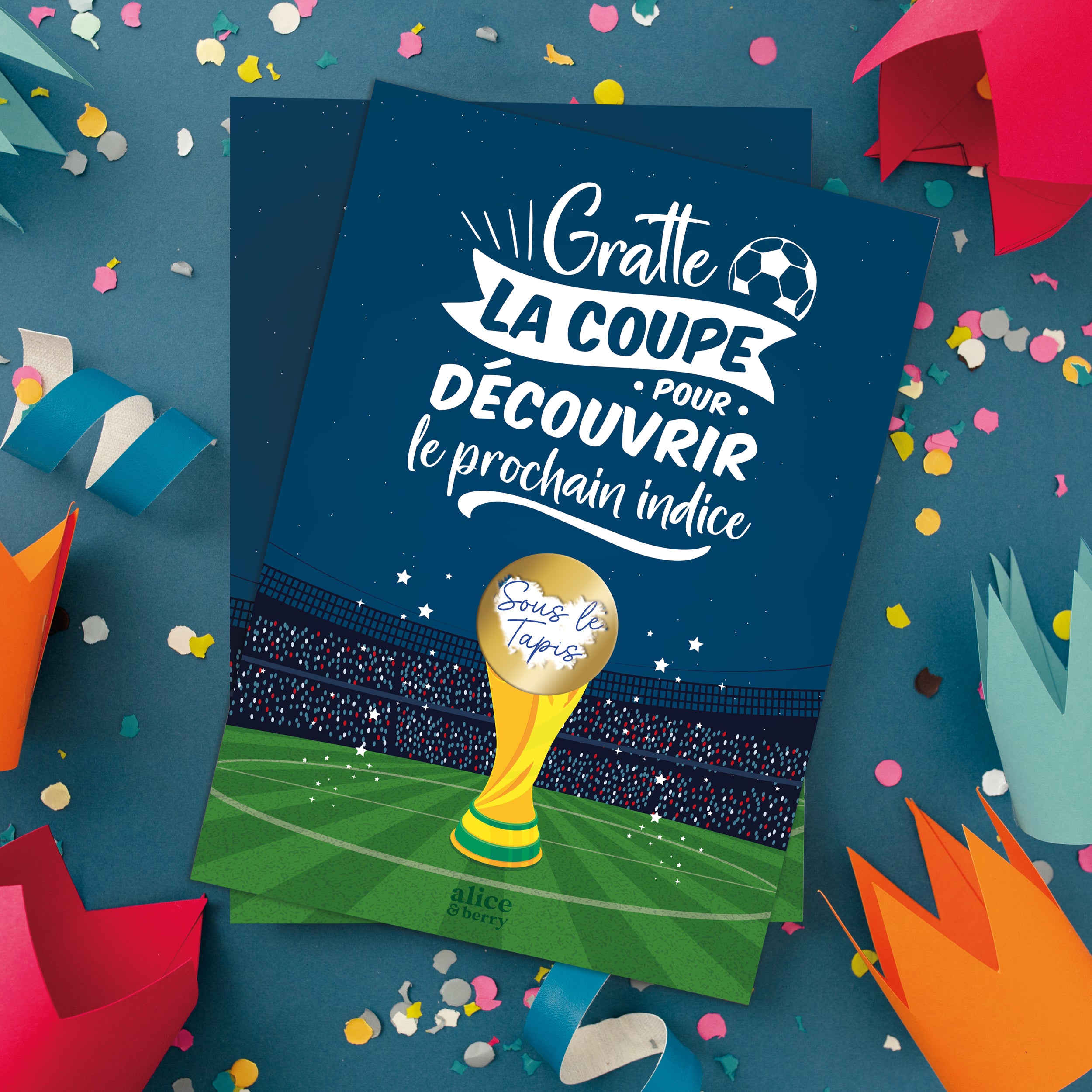 Chasse au Trésor à Gratter Enfant | Foot