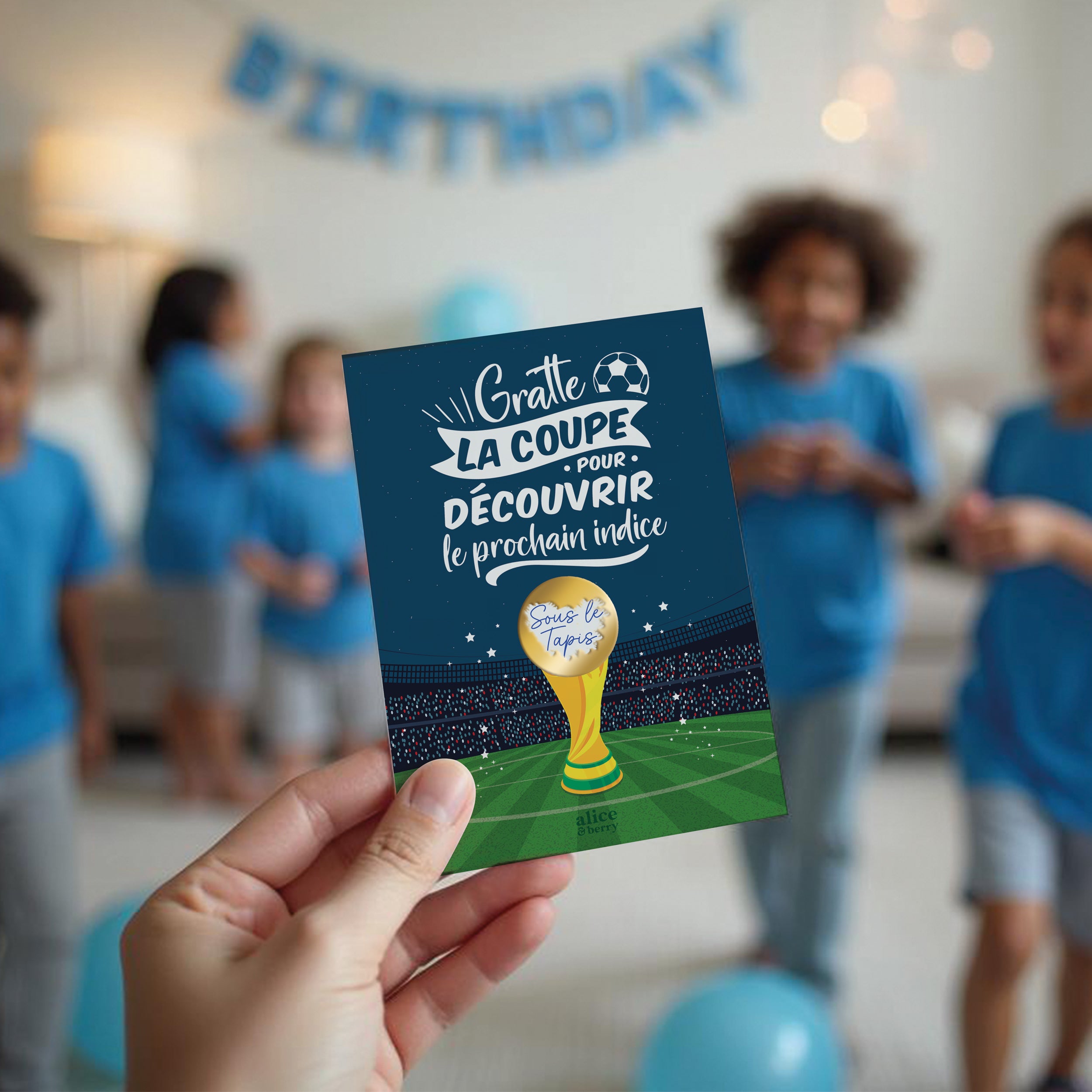 Chasse au Trésor à Gratter Enfant | Foot