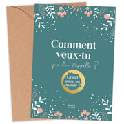 Carte à gratter annonce grossesse Mamie