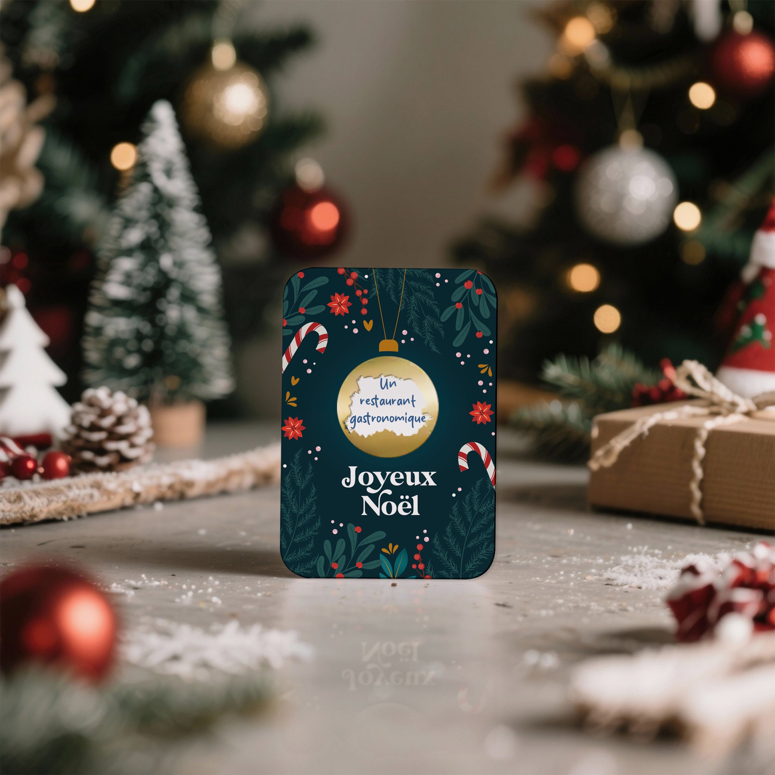 Carte à Gratter Noël Personnalisable – Carte Cadeau Surprise