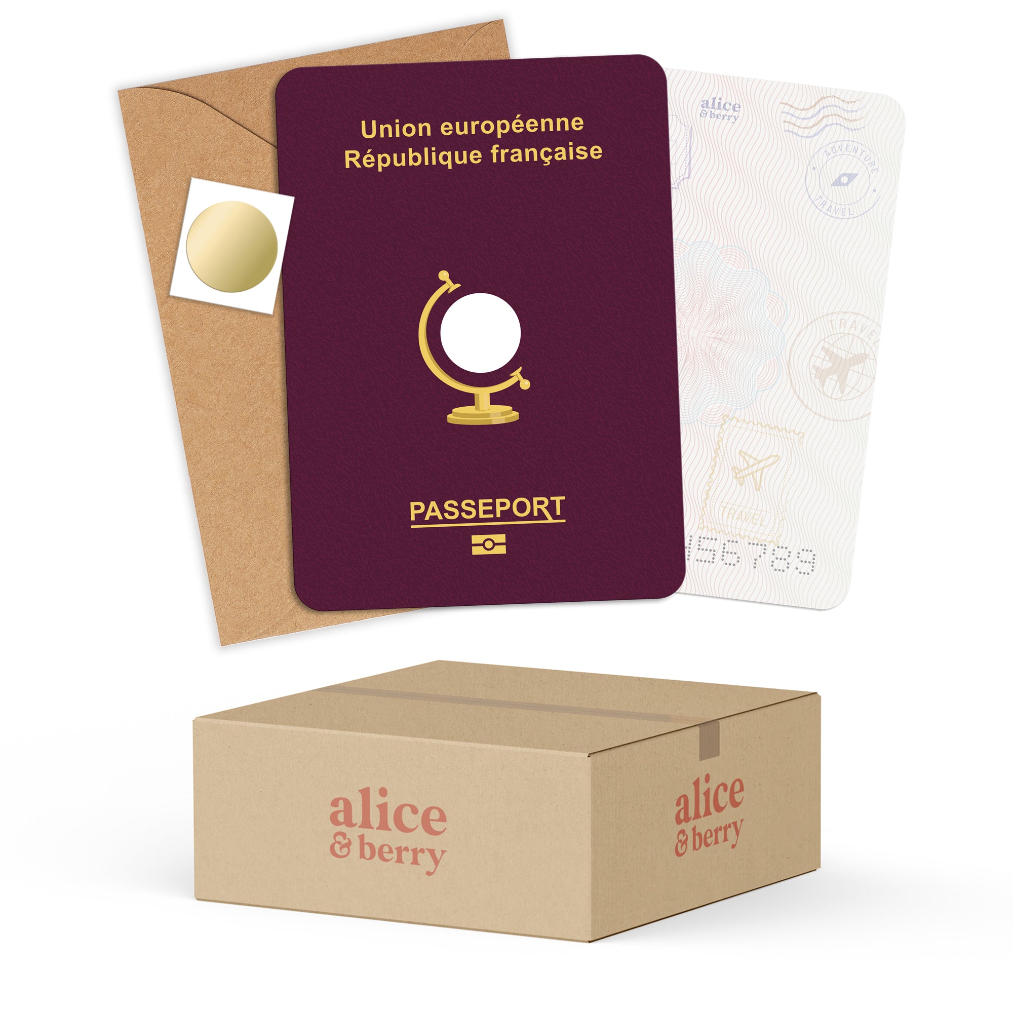 Passeport à gratter (B2B)