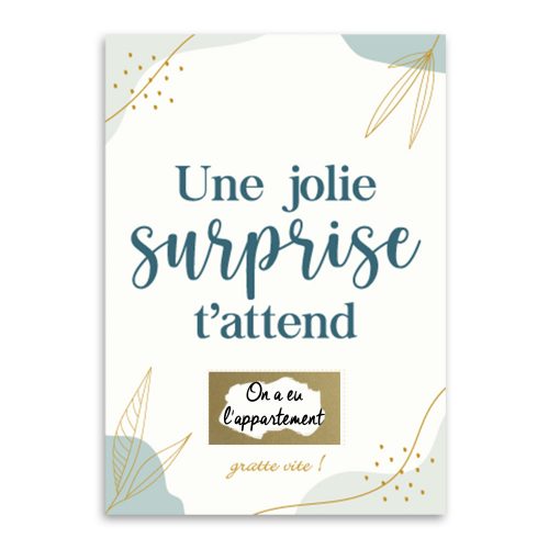 Cartes à Gratter Surprise - Made in France - AliceandBerry